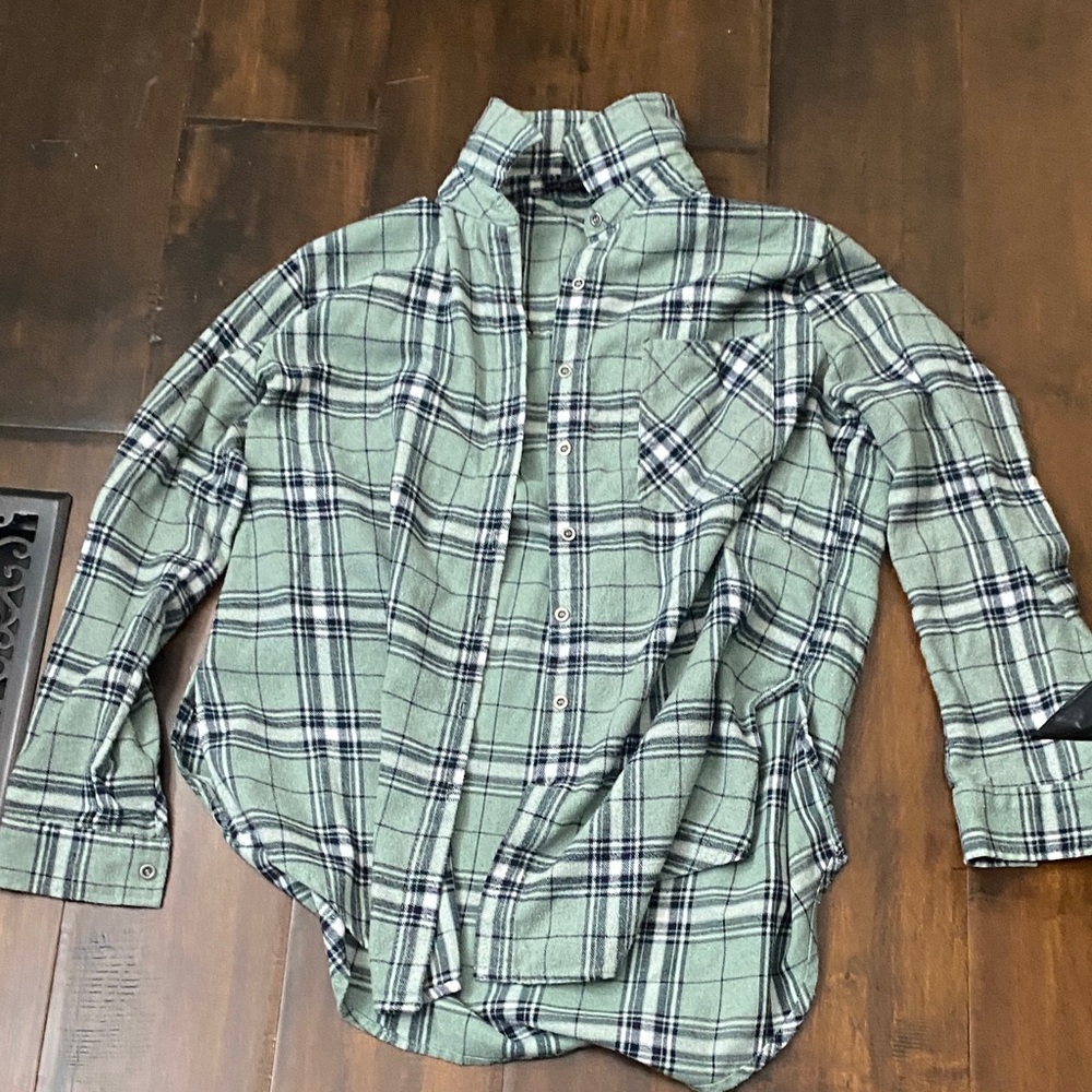 Plaid Green Women's Hoodie
